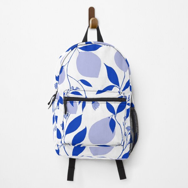 Item preview, Lemon Tree - Botanical Surface Pattern - Blue Color Palette designed and sold by Galu Studio.