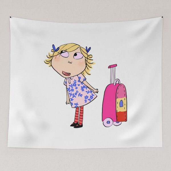 Item preview, Mudwizard Draws Pink Pastel Vacation Lola  Charlie And Lola Cartoon designed and sold by PickFairyArt.