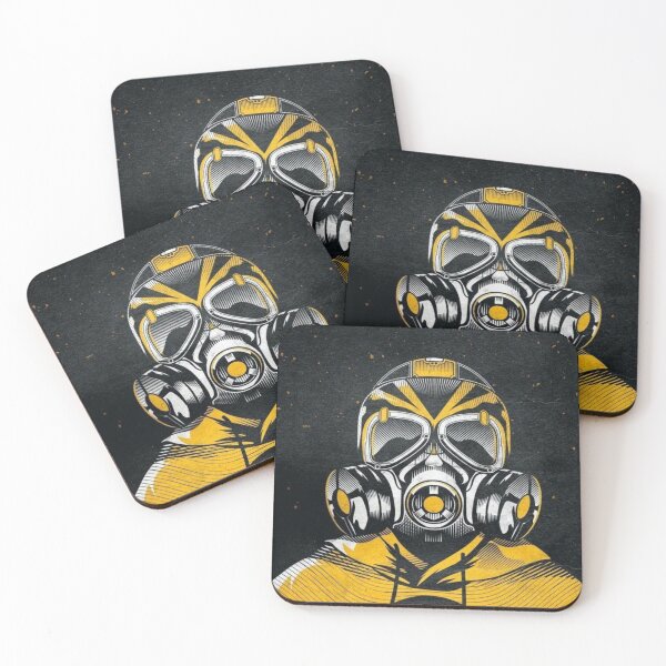 Item preview, Gas Mask Hoodie – Radioactive Warning Design designed and sold by BestDetailer.