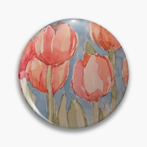 Item preview, Watercolor Tulips designed and sold by Kara Draws.