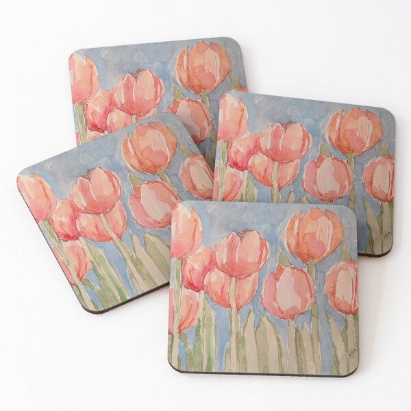 Item preview, Watercolor Tulips designed and sold by Kara Draws.