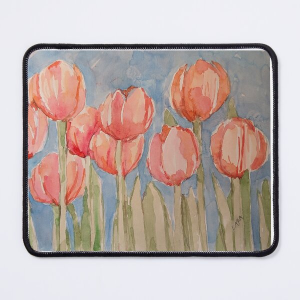Item preview, Watercolor Tulips designed and sold by Kara Draws.