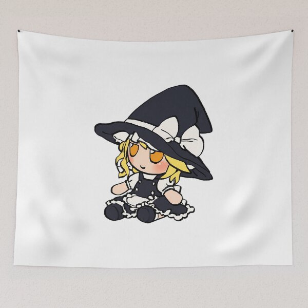 Item preview, Mudwizard Draws Marisa Kirisame Fumo Plush  Touhou Memes designed and sold by sailorjessiArt.
