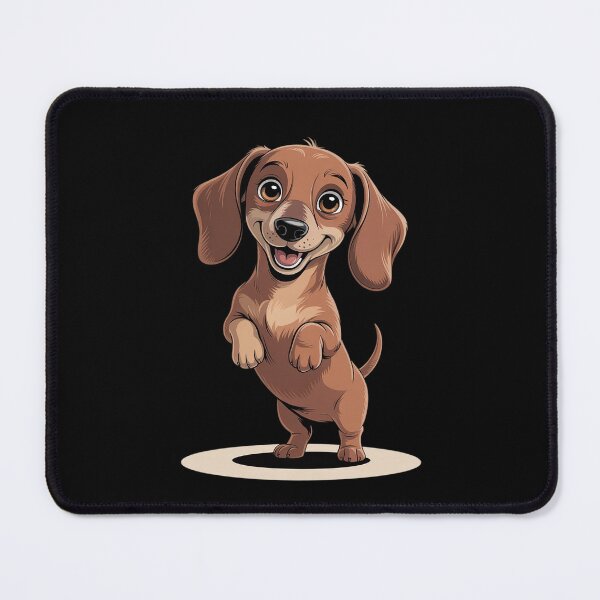 Item preview, Dachshund Standing Upright with Happy Expression designed and sold by JulienAureo.