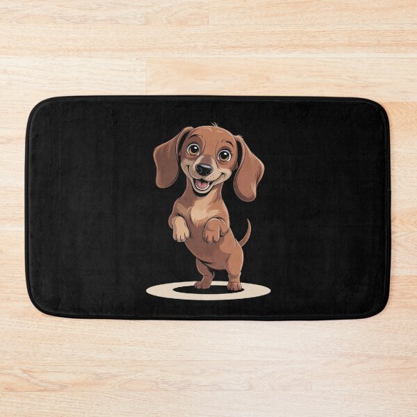 Item preview, Dachshund Standing Upright with Happy Expression designed and sold by JulienAureo.