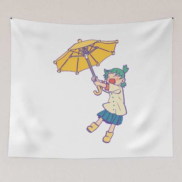 Item preview, Mudwizard Draws The Flying Yellow Umbrella Yotsuba Figurine  Yotsubato designed and sold by PickFairyArt.