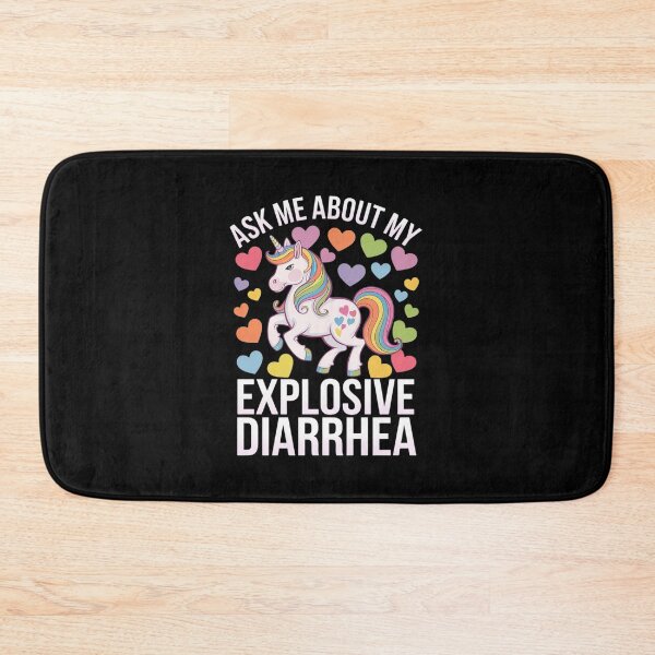 Item preview, Ask Me About My Explosive Diarrhea Unicorn  designed and sold by GGrizeldaRivas.