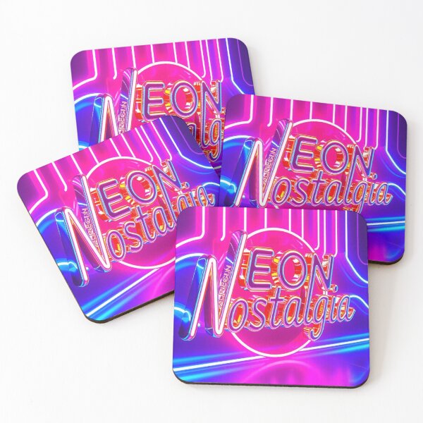 Item preview, Neon Nostalgia – Chrome Vaporwave Dream Design designed and sold by CMdigit.