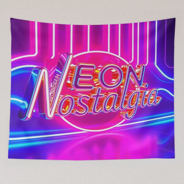Item preview, Neon Nostalgia – Chrome Vaporwave Dream Design designed and sold by CMdigit.