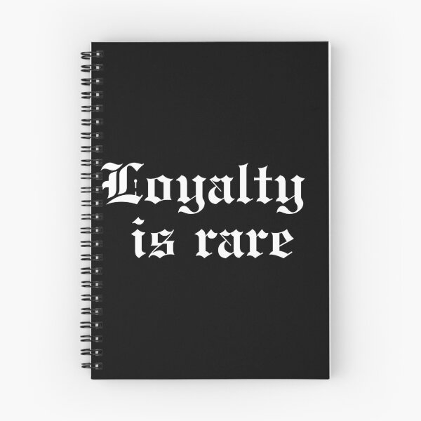 Item preview, Loyalty Is Rare – Bold Gothic Quote About Trust and Respect designed and sold by Velustro Shop.