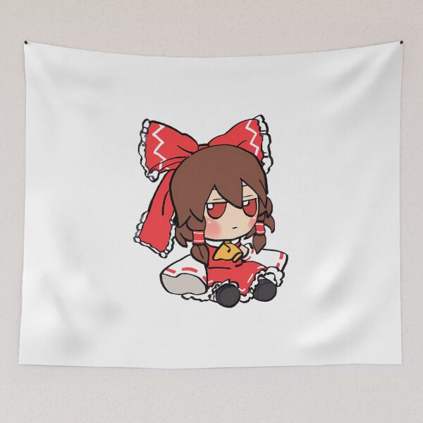 Item preview, Mudwizard Draws Another Reimu Hakurei Fumo Plush  Touhou Memes designed and sold by sailorjessiArt.