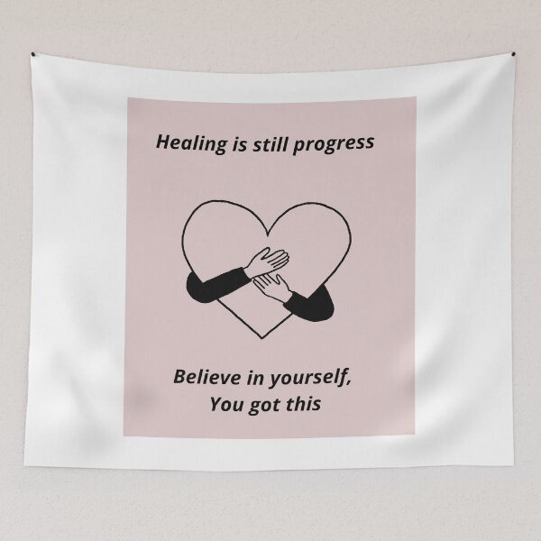 Item preview, Copy of Healing is still progress, believe in yourself - Motivational quote designed and sold by Mastalina99.