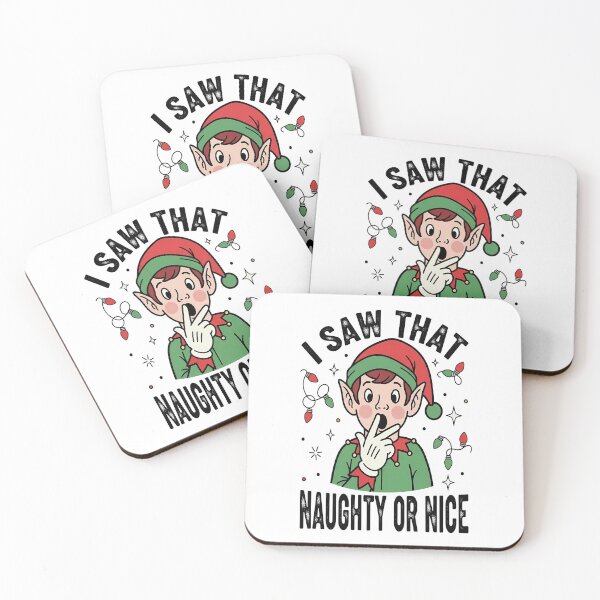 Item preview, The Elf Saw That: Naughty or Nice designed and sold by munkyapparel.