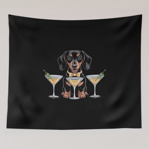 Item preview, Dachshund Weenie Tini Club Funny Wiener Dog Cocktail designed and sold by JulienAureo.