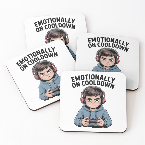Item preview, Emotionally on Cooldown – Funny Gamer Design designed and sold by ShirtHatch.