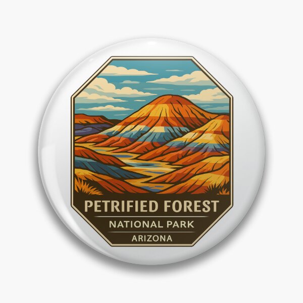 Item preview, Petrified Forest National Park Retro Sticker designed and sold by Ismeal Von.