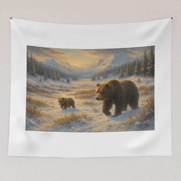 Item preview, Ursos no Vale Nevado designed and sold by Leonornature.