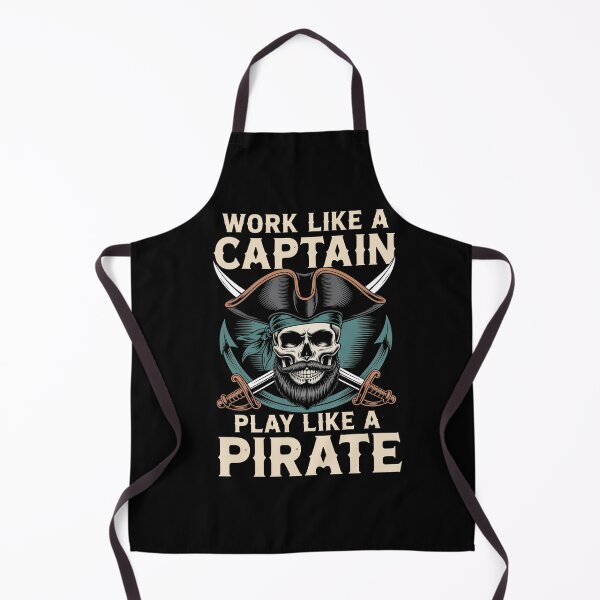 Item preview, Work Like A Captain Play Like A Pirate designed and sold by AnixieArtFun.