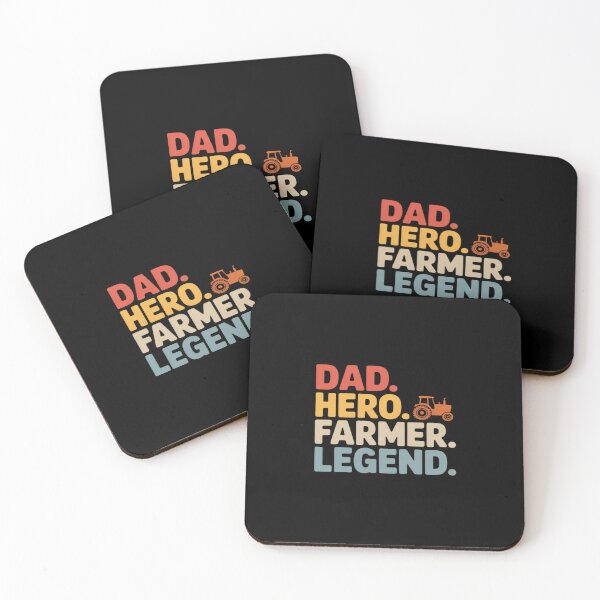 Item preview, Dad Hero Farmer Legend Rural Farm Dads Tractor Enthusiast designed and sold by JulienAureo.
