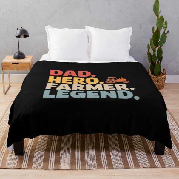 Item preview, Dad Hero Farmer Legend Rural Farm Dads Tractor Enthusiast designed and sold by JulienAureo.