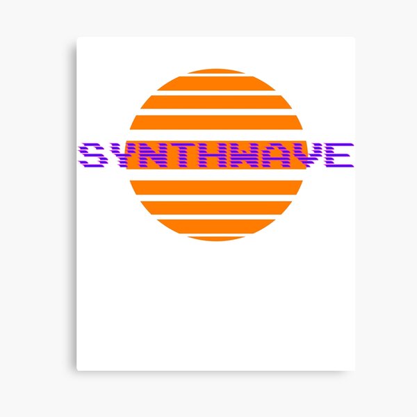 Synthwave, Retrowave Design For The Eighties Music Lovers Canvas Print