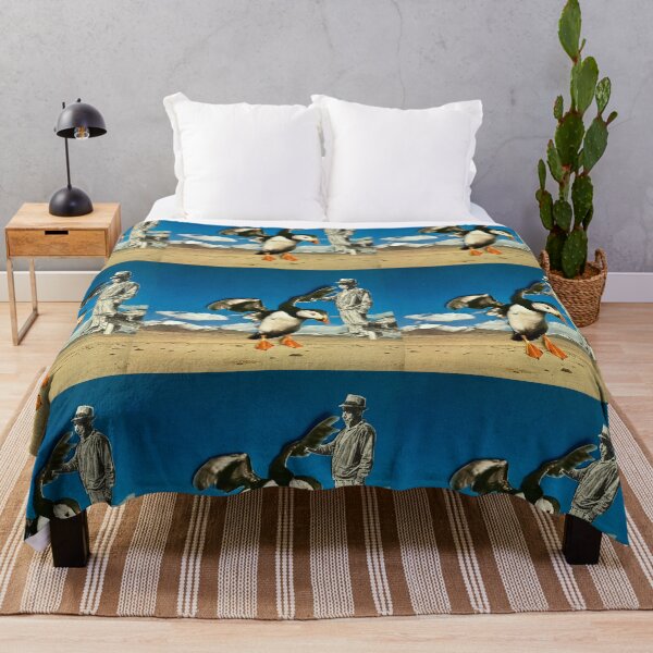 Item preview, Surreal Puffin in a Desert Landscape designed and sold by veraD58.