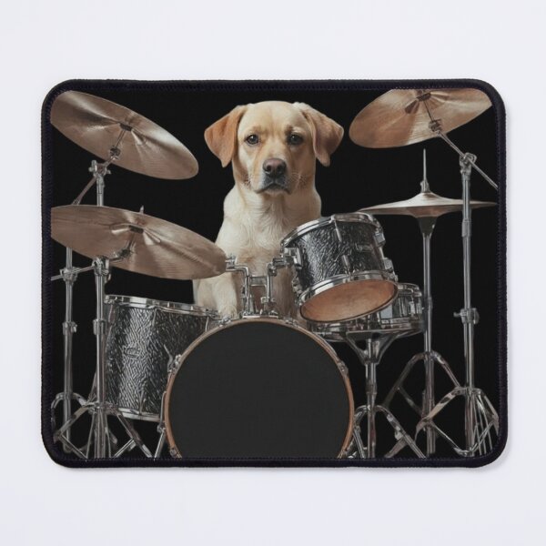 Item preview, Labrador drummer designed and sold by Natsey.