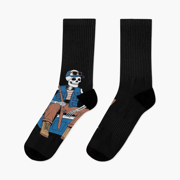 Item preview, Dad Mode Activated Dad Skeleton Halloween Fishing designed and sold by JulienAureo.