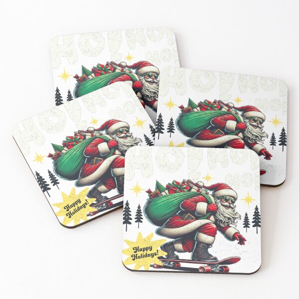 Item preview, Funny Santa Skateboarding  designed and sold by Edchua16.