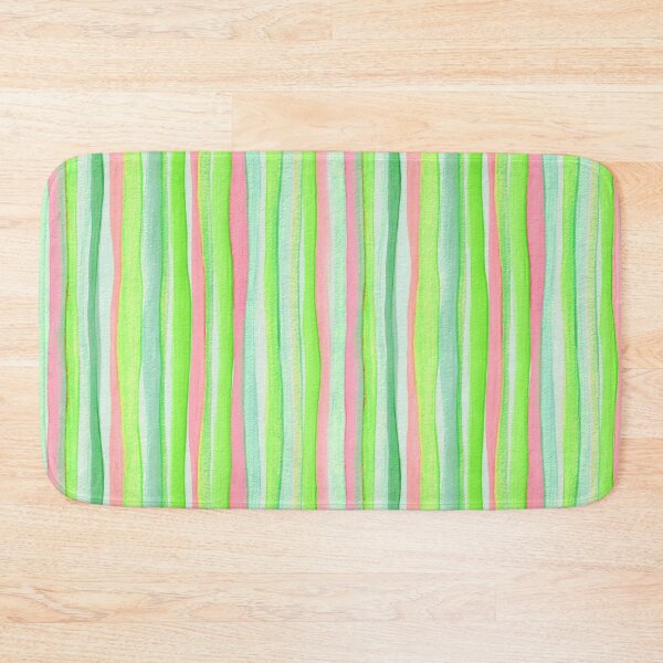 Item preview, Thin Watercolor Stripes Light Green designed and sold by Alex  Blud.