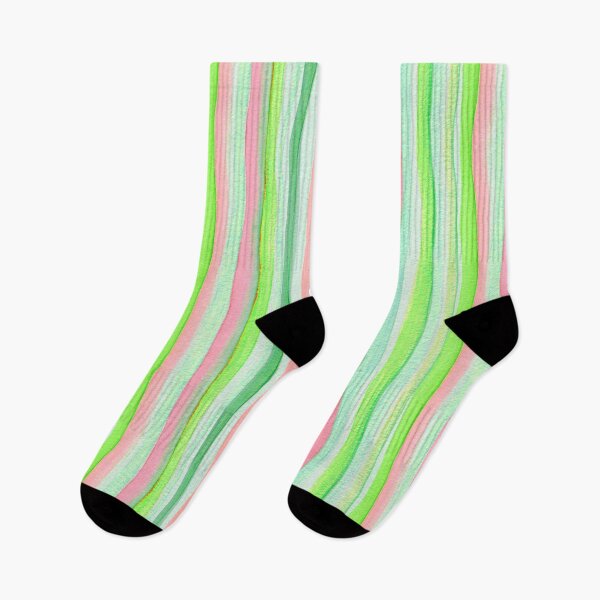 Item preview, Thin Watercolor Stripes Light Green designed and sold by Alex  Blud.