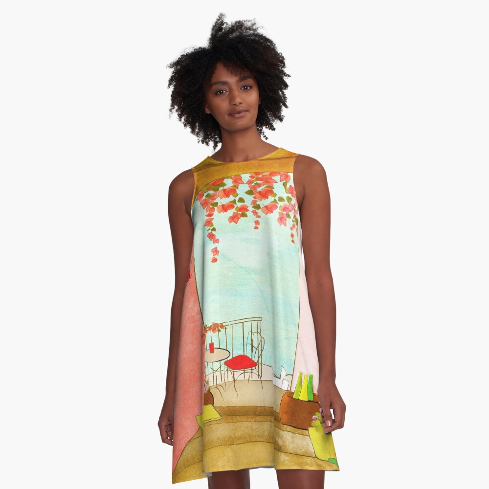 MEDITERRANEAN A-Line Dress