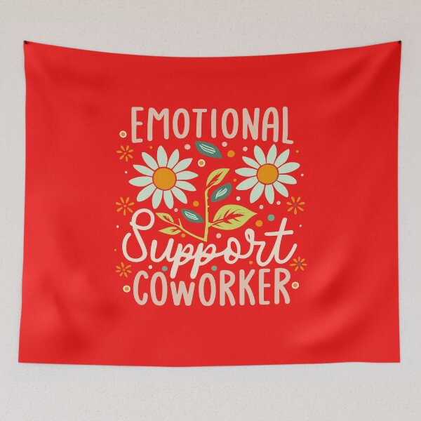 Item preview, Emotional support co-worker designed and sold by OlivedesignsIN.