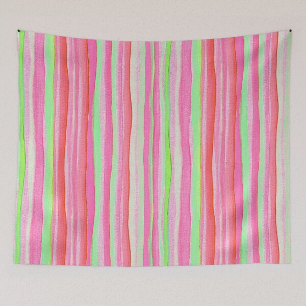 Item preview, Thin Watercolor Stripes Pink designed and sold by Alex  Blud.