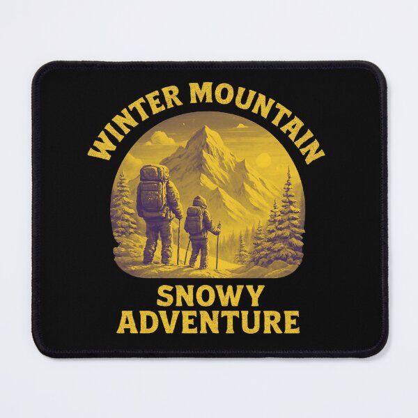 Item preview, A fabulously snowy adventure through the winter mountains designed and sold by e-camelleone.