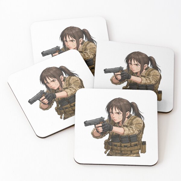 Item preview, Operator Waifu – Tactical Beauty on Duty designed and sold by RAWLIFEGRAPHIC.