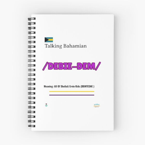 Item preview, We Talking Bahamian, Debbie Dem, Bahamian Slang Apparels for everyone to get in the conversation. designed and sold by We Talking Bahamian.