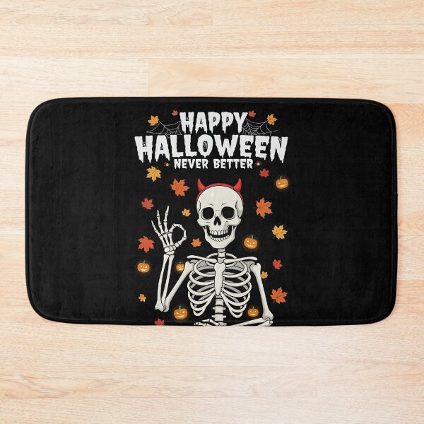 Item preview, Happy Halloween Devil Horn Skeleton OK Gesture designed and sold by BANKACEM.STORE.