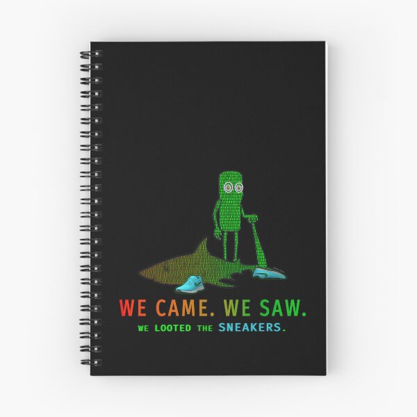 Item preview, WE CAME WE SAW WE LOOTED THE SNEAKERS T-Shirt | Tung Tung vs Shark Code Meme | Brain Rot Winner Sarcasm designed and sold by S.S.S.