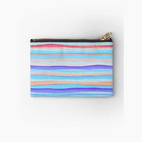 Item preview, Thin Watercolor Stripes Blue Horizontal designed and sold by Alex  Blud.