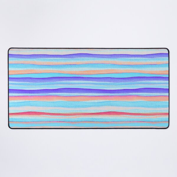 Item preview, Thin Watercolor Stripes Blue Horizontal designed and sold by Alex Blud.