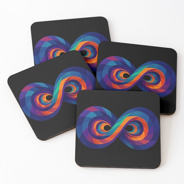 Item preview, INFINITY PULSE | Unique Colorful Owlic Cubist Foreverness Art Design | Abstract Vision of Endless Flow Style Art Design designed and sold by Owlic.artwear.