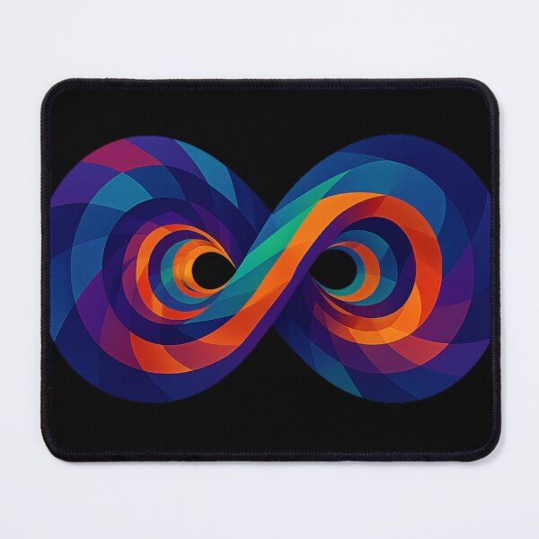 Item preview, INFINITY PULSE | Unique Colorful Owlic Cubist Foreverness Art Design | Abstract Vision of Endless Flow Style Art Design designed and sold by Owlic.artwear.