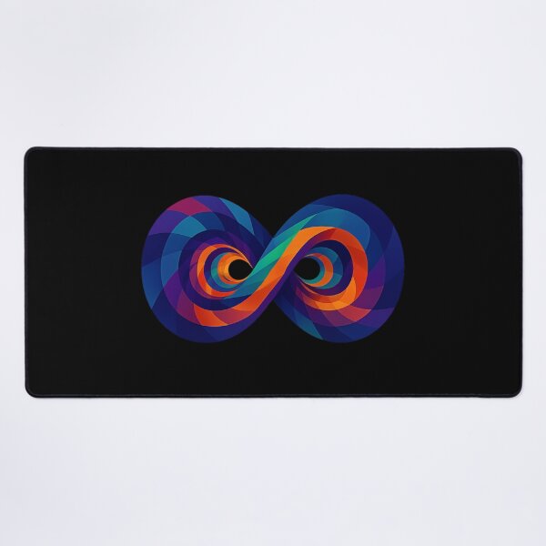 Item preview, INFINITY PULSE | Unique Colorful Owlic Cubist Foreverness Art Design | Abstract Vision of Endless Flow Style Art Design designed and sold by Owlic.artwear.