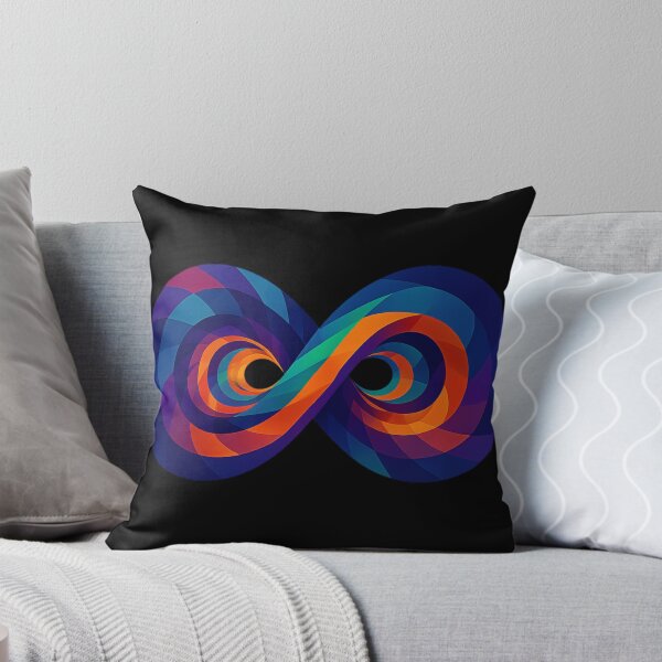 Item preview, PULSO INFINITO | Diseño artístico cubista único y colorido de la eternidad con temática de búhos | Visión abstracta del estilo artístico del flujo infinito designed and sold by Owlic.artwear.