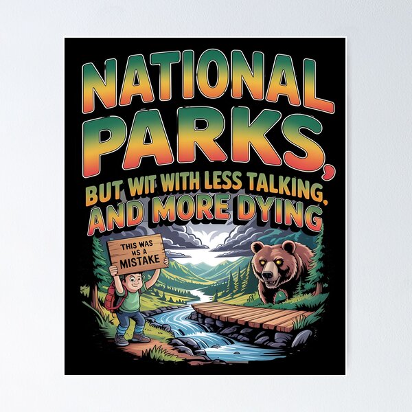 Item preview, national park - park ranger - sasquatch patrol - park service - creepy forest - campfire horror - existential hiking - nature is scary - backwoods secrets - unexplained phenomena – survival designed and sold by JansenGS.