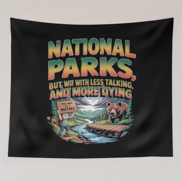 Item preview, national park - park ranger - sasquatch patrol - park service - creepy forest - campfire horror - existential hiking - nature is scary - backwoods secrets - unexplained phenomena – survival designed and sold by JansenGS.