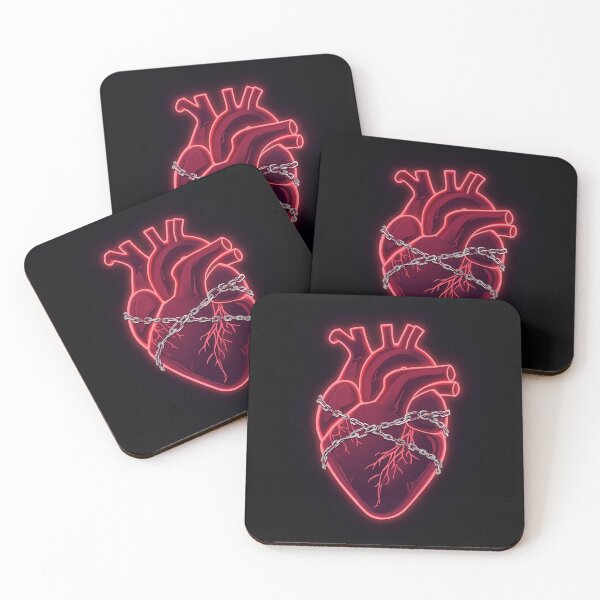 Item preview, Neon Heart in Chains designed and sold by IdeaForever.
