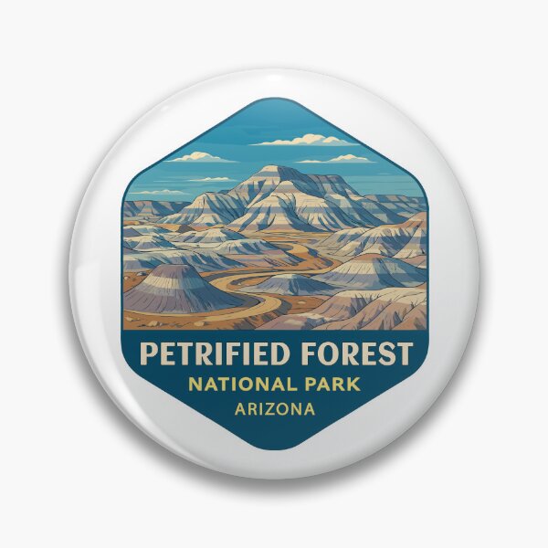 Item preview, Petrified Forest National Park Retro Sticker designed and sold by Ismeal Von.
