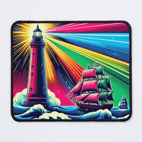 Item preview, "Cosmic Lighthouse Voyage" designed and sold by Dogandesighn.